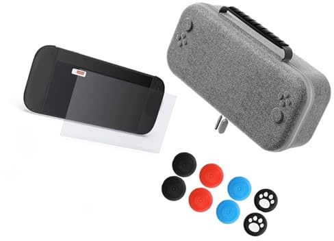 Carrying Bag for for NS 2 Handheld Console with Reinforced Protections and Game Card Holders Game Console Carrying Case
