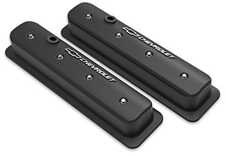 Holley Gm Muscle Sbc Center Bolt V/C,Finned,Blk