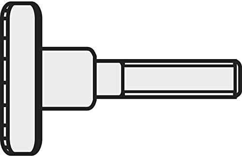 TOOLCRAFT M3*10 D464-5.8:A2K 194769 Rändelschrauben M3 10 mm DIN 464 Stahl galvanisch verzinkt 10 St.