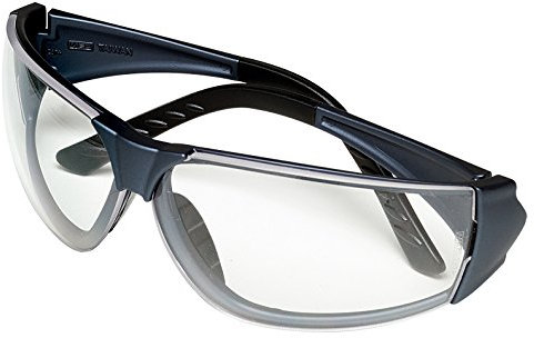 MSA 10070917 Easy-Flex Sightgard Impact Resistant Indoor Safety Glasses, Clear Lens by MSA