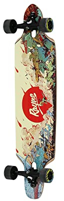 Rayne Longboards 2022 Flight 96,4 cm Drop-Through Cruising & Carving Longboard komplett, Mehrfarbig