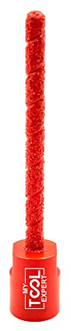 Mörtelharken Ultimate Diamant-Bit, extra lang, 8 mm x 100 mm, M14 zum Entfernen von Mörtel zwischen Mauerwerk und Steinwerk, Oberfräsen-Zeigewerkzeug für die Verwendung mit Winkelschleifer,