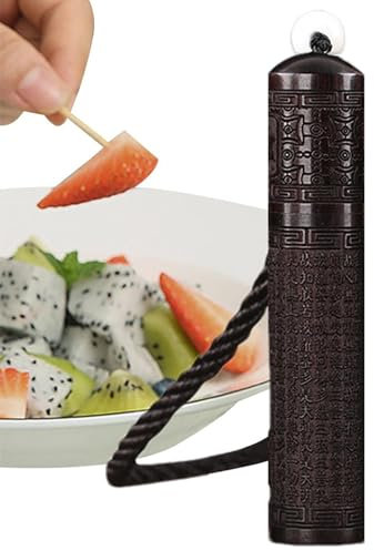 Zahnstocherhalter im Taschenformat - Multifunktionale Tasche für Zahnstocher aus , dekorativer Taschen-Zahnstocherhalter für 20 Zahnstocher | Reiseetui für Zahnstocher für