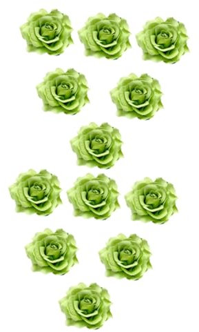 GALPADA Lot De 2 Broches En Tissu Pour Robe De Mariée 10 Cm 6 Pièces X 2