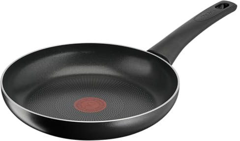 Tefal Titanium Essential Frying Pan 20 cm, Non-Stick Coating, Metal Safe, Compatible with All Hobs Except Induction, Flawless Glide, Everyday Use, B9410244