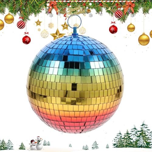Disco-Kugel, Discokugel-Dekoration für Partys, bunte Dekorationen für Geburtstagsparty mit Discokugeln, Deckenzubehör für D-Partys
