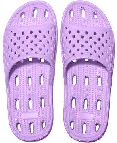 WOTTE Badeschlappen Damen Herren rutschfeste Badelatschen Schnell Trocknende Duschhausschuhe Badeschuhe Sommersandalen Unisex Gr. 36-44