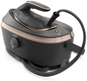 Philips PerfectCare 8000 Series Steam Generator Iron – 210g Steam Boost, Easy Carrying & Storage, OptimalTEMP, SteamGlide Elite, 1.4L, Easy De-Calc, No Burns Guaranteed (PSG8200/80)