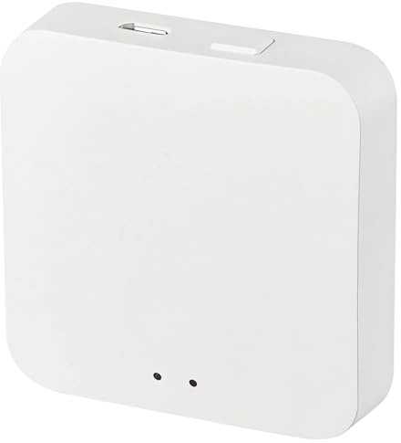 Zigbee Hub Tuya Gateway, mando a distancia inalámbrico para el hogar inteligente, soporta 128 dispositivos, integración Zigbee, compatible con Alexa y Google Assistant, alimentado por tipo C