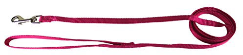 Hamilton Single Thick Nylon Lead with Swivel Snap, 6-Feet Long, Raspberry
