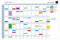 EXACOMPTA Planning annuel magnétique 90x59cm vendu en kit avec de nombreux accessoires