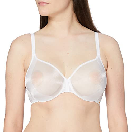 Gossard Glossies Sheer White Bra Full Cup Women's Bra White 36F