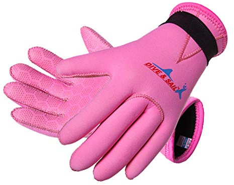 Antcher Guantes de Neopreno para niños, 3 mm, para natación, Buceo, Surf, Deportes acuáticos, Antideslizantes, cálidos, para niños y niñas