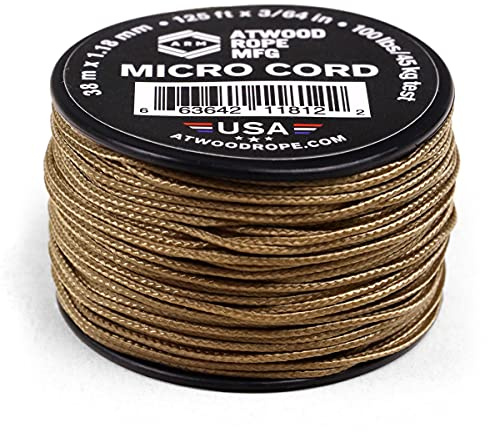 Atwood Rope MFG Micro Cord 125ft Tan