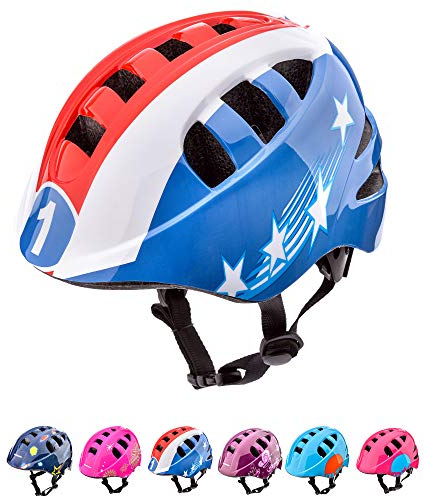 meteor® Kinder Bike Helmet Kinderfahrradhelm Sicherer Fahrradhelm Kinder Helm Roller-Helm Jungen Kinder-fahrradhelm für Mountainbike Inliner skaterhelm BMX fahradhelm Scooter