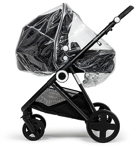 For Your Little One Universal Rain Cover for Pushchair Carrycot 2 in 1 Prams - Fits All Carrycots
