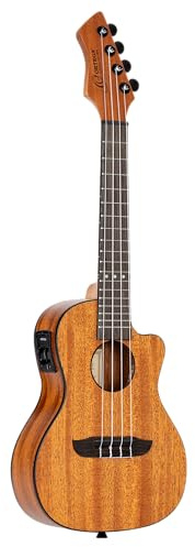 Ortega Guitars Konzert Ukulele Elektro-Akustisch – Horizon Series – Mahagoni, Natur (RUHZ-CE-MM)