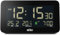 Braun Sveglia Digitale con Visualizzazione di Data, Mese e Temperatura, Display LCD Negativo, Impostazione Rapida, Sveglia Bip Crescendo in Nero, Modello BC10B (1 Confezione)