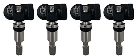 KANGYEBAIHUODIAN 4 Stück programmierbarer TPMS-Sensor 433 MHz Sensor Universal 2 in 1 passend for AUTEL Reifendruckkontrollsystem