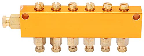 Séparateurs D'huile En Laiton, Distributeurs De Lubrifiant, Séparateurs à Piston De Lubrifiant En Acier Inoxydable Pour Systèmes De Lubrification Centralisés(One In 6 Out)