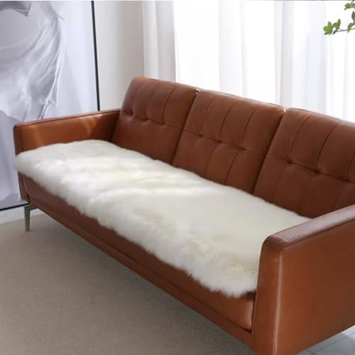 Altlue Lammfell Teppich Groß Echt Fellteppich Flauschiger Fell Teppiche Lammfell Echt Groß Für Wohnzimmer Schlafzimmer(70X120cm(27.5inchX47.2inch))