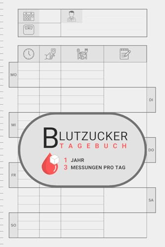 Blutzucker Tagebuch für nicht insulinpflichtige Diabetiker (Typ 2): über 1000 Blutzucker Messwerte erfassen, mit Medikamentenliste, einfache Verwendung für Frauen und Männer, alle Altersgruppen