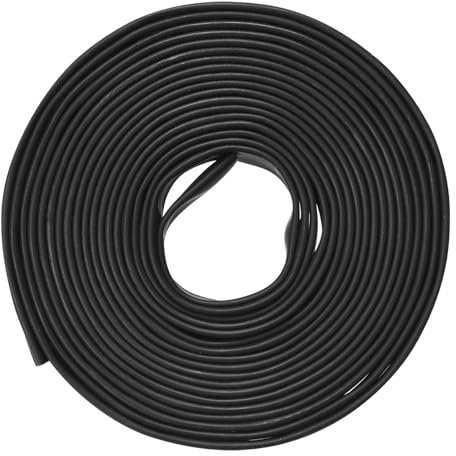 DMiotech Guaina Termorestringente Tubo Di Isolamento Elettrico 4:1 Guaina Per Cavi Elettrici Nero Diametro 0.5 Pollici Lunghezza 15 Piedi