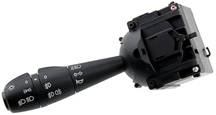 Interruptor Intermitente 8201167988 Compatible con Dacia Dokker Lodgy Logan Sandero Dorker Express, Renault Clio 4 - Palanca Columna Dirección, Volante - 255405056R - Interruptor de Luz