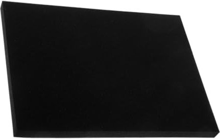 OSALADI Lámina De Espuma Para Embalaje 405x305x40mm Negro, Panel De Inserción De Espuma Acolchada Para Envío, Relleno Protector Flexible Para Electrónica, Cerámica y Cristalería