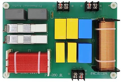 HiFi Sound Speaker Crossover for HiFi Sound System 2-Way Treble/Bass Frequency Splitter Crossover