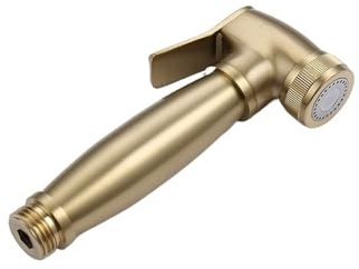 Ensemble de douchette de bidet, mitigeur en laiton massif et robinetterie Shattaff couleur or brossé for toilettes.(Sprayer 2 Only)