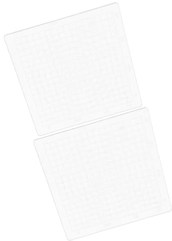 ORFOFE Set 2 Piastre Acriliche Quadrate Trasparenti 18,5x18,5 Cm per Argilla Polimerica, Strumenti Modellazione e Laminazione per Artigianato, Tavole Antiaderenti per Casa e