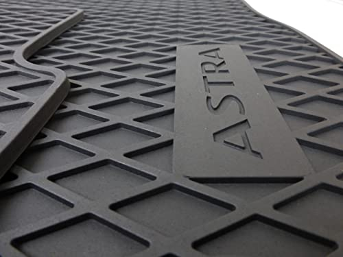 Original Opel Astra J Gummimatten Gummi-Fußmatten 1724001 32026252 NEU 4 Teilig