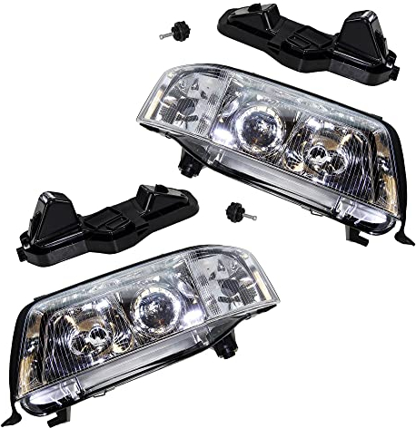 BESTPRICE 2x phares avant Phares principaux gauche + droite Compatible avec A UDI A6 C5 (4B2), A6 C5 Avant (4B5)
