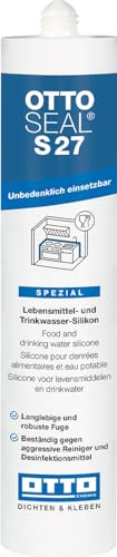 OTTOSEAL S 27 Lebensmittel- und Trinkwasser-Silikon 310 ml Kartusche C01 weiss