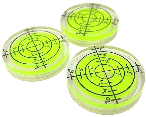 Taskar 3 x 32mm Precision Bullseye Bubble Spirit Level