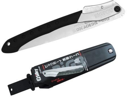 Silky BigBoy 360 Klappsäge schwarz, medium + Big Case | 10 Zähne/30 mm | Allround-Klappsäge mit mittlerer Verzahnung inklusive Big Case – geschützt, griffbereit, sofort einsatzbereit.