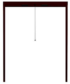 APANA - Fliegengitter Rollo für Fenster 160 cm x 160 cm - ausziehbarer Insektenschutz Fenster auf Maß gegen Fliegen, Insekten und Mücken - Insektenschutzrollo Fenster (Braun)