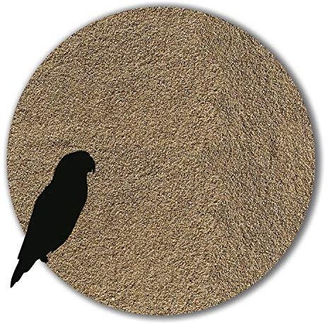 12 kg Vogelsand beige keimfrei qualitativ hochwertig Bodengrund für Käfige ohne Zusatzstoffe wie Anis und Grit (fein)