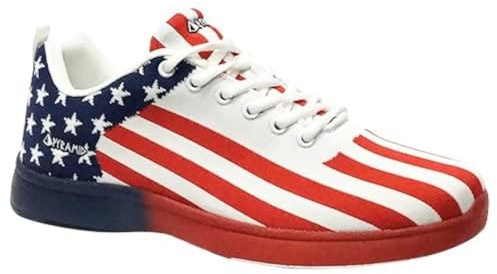 Pyramid Men's Path Lite Seamless Mesh Bowling Shoes - USA Flag Size 11