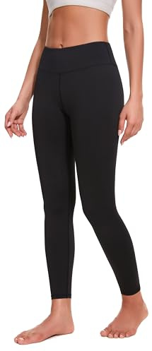 Leovqn High Waist Gym Leggings for Women with Side Pockets Stretch Yoga Pants for Workout Running Sports