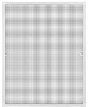 APANA - Fenster Fliegengitter mit Alurahmen & strapazierfähigem Fiberglasgewebe - Insektenschutz Fenster mit umlaufender Bürstendichtung - Fliegennetz Fenster Montage ohne Bohren (40 x 60 cm | Weiß)