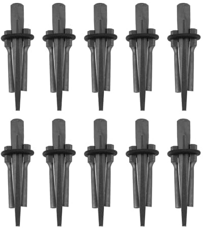 AMGSH 5/8 Rock Wedge and Feather Shims | 10PCS Concrete Marble Granite Rock Stone Splitting Hand Tools