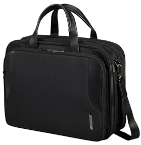Samsonite XBR 2.0 - Aktentasche 15.6 Zoll erweiterbar mit 3 Fächer, 40.5 cm, 20/28 L, Schwarz (Black)