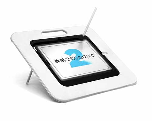 SKETCHBOARD | Sketchboard Pro Rev2 for IPad Pro 12.9in 5th gen | Black| Flat & Smooth Drawing Surface | Digital Art & Tablet Accessory