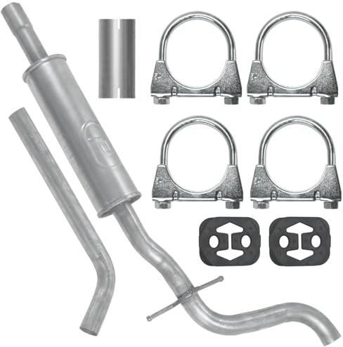 Polmo Schalldämpferset Auspuff Mitteltopf für Golf 5 V 2003-11/2008 1.4 Schrägheck