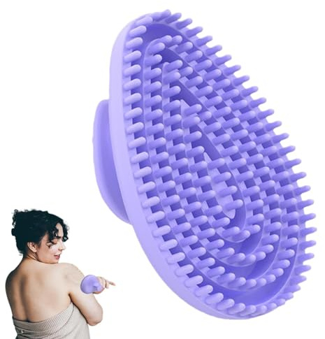 Körperreiniger aus Silikon – Flexibles Kopfhautmassagegerät, Massagekamm