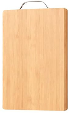Tagliere da Cucina Professionale, Tagliere, Taglieri per Cucina, Tagliere in Legno Bifacciale, Vassoio in Legno con Manici, Robusto e Durevole(30 * 20 * 1.8cm/11.8 * 7.8 * 0.7in)