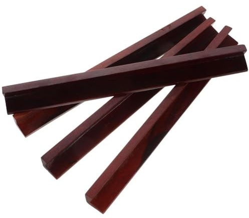 Zghhc Domino-Spiel Holz, 4er-Set, Domino-Regale Holz, Domino-Halter, Mexikanischer Zug, Mahjong, Hühnerfuß