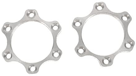 Sosoport Center Lock Fahrrad Nabenadapter 2 Stück Aus Stahl 6-loch 44mm Lochabstand Bremsscheiben Adapter Für Mountainbike Und Rennrad